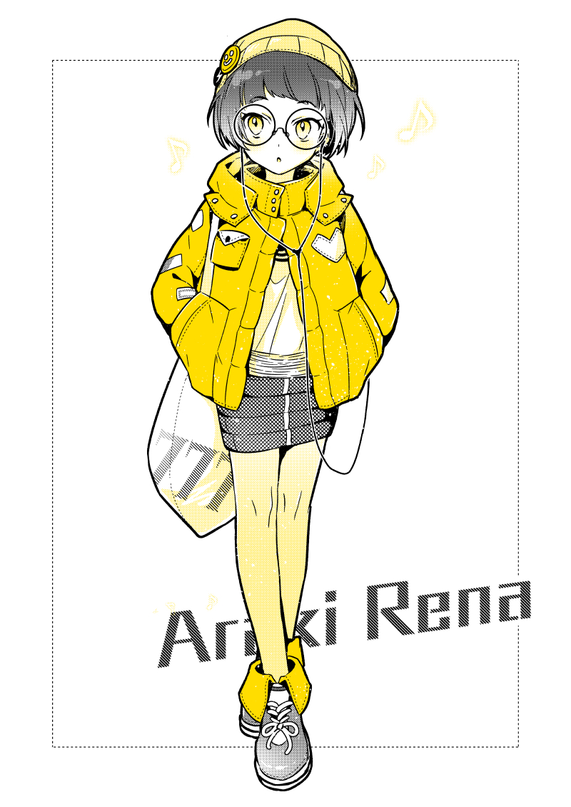 araki rena (tokyo 7th sisters) drawn by reika_(clovia_studio)