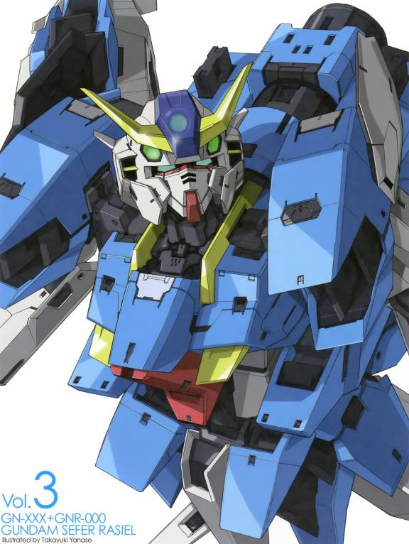 sefer and gundam rasiel (gundam and 2 more)