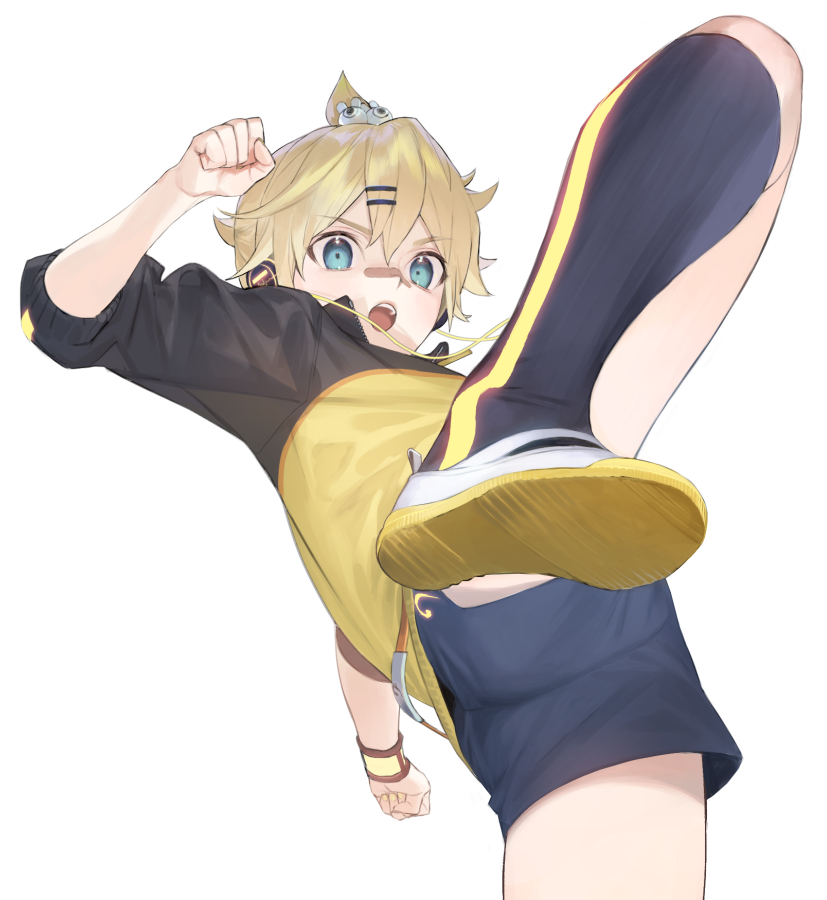 kagamine len (vocaloid and 1 more) drawn by naoko_(naonocoto)