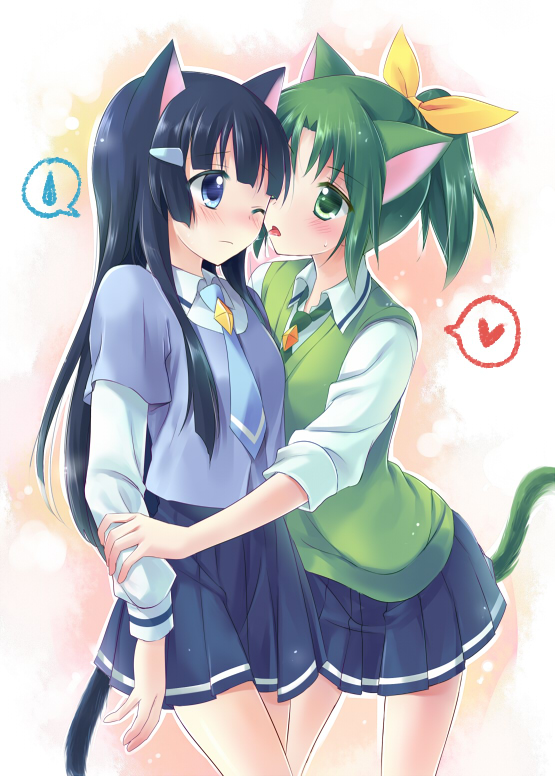midorikawa nao and aoki reika (precure and 1 more) drawn by kuguri_oimo