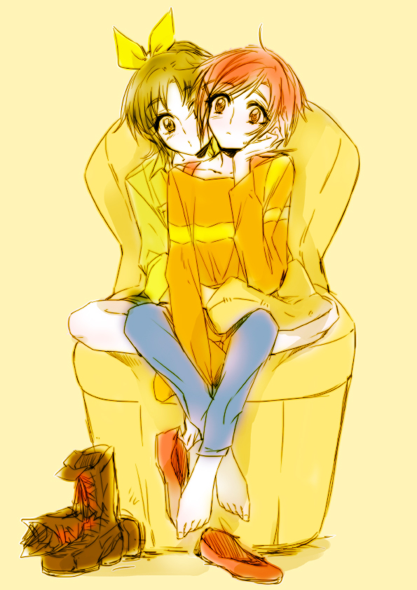 midorikawa nao and hino akane (precure and 1 more) drawn by tima