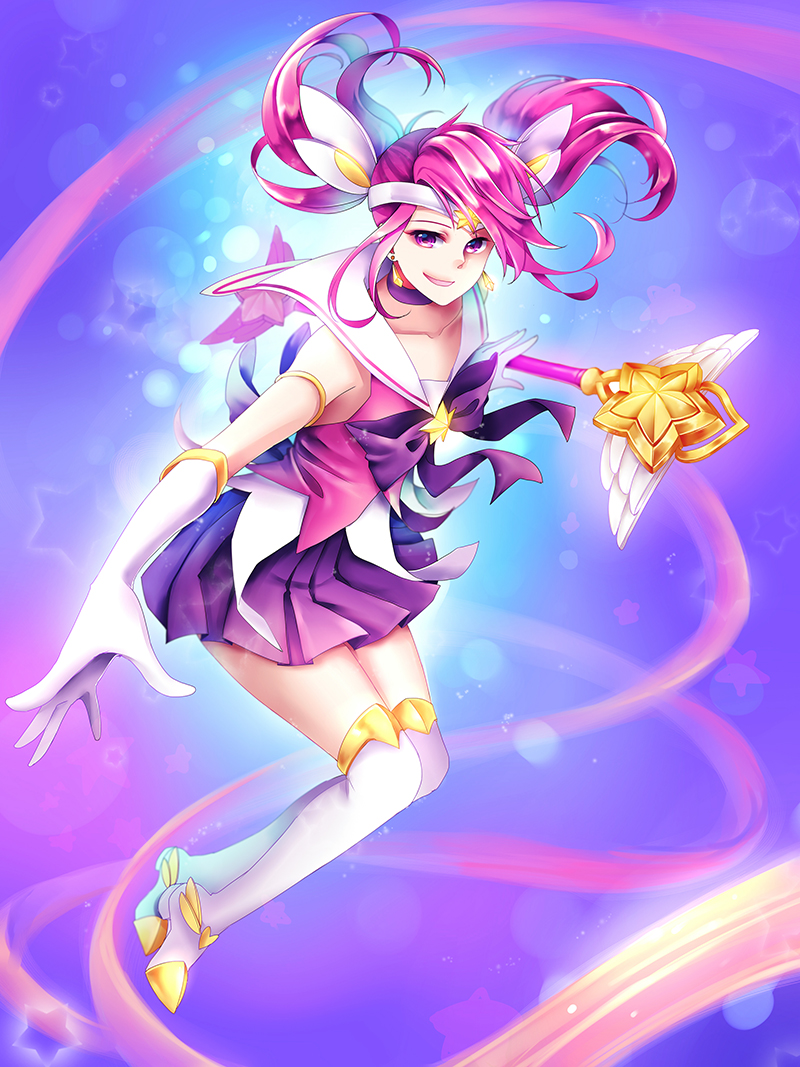 lux and star guardian lux (league of legends) drawn by ling_(vivianling)