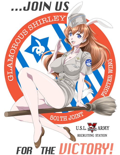 charlotte e. yeager (world witches series and 2 more) drawn by atagawa