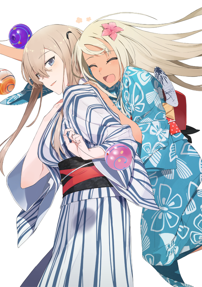 ro-500 and graf zeppelin (kantai collection) drawn by hayashi_kewi