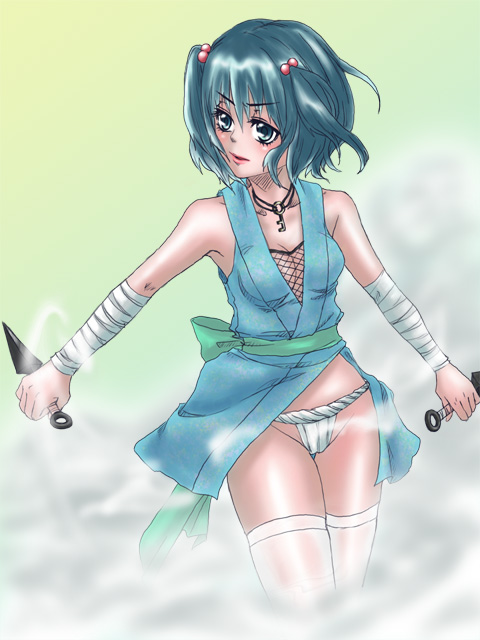 kawashiro nitori (touhou) drawn by yuu_(hi_lite)