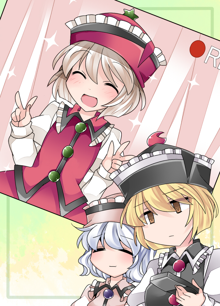 lunasa prismriver, merlin prismriver, and lyrica prismriver (touhou) drawn by hammer_(sunset_beach)