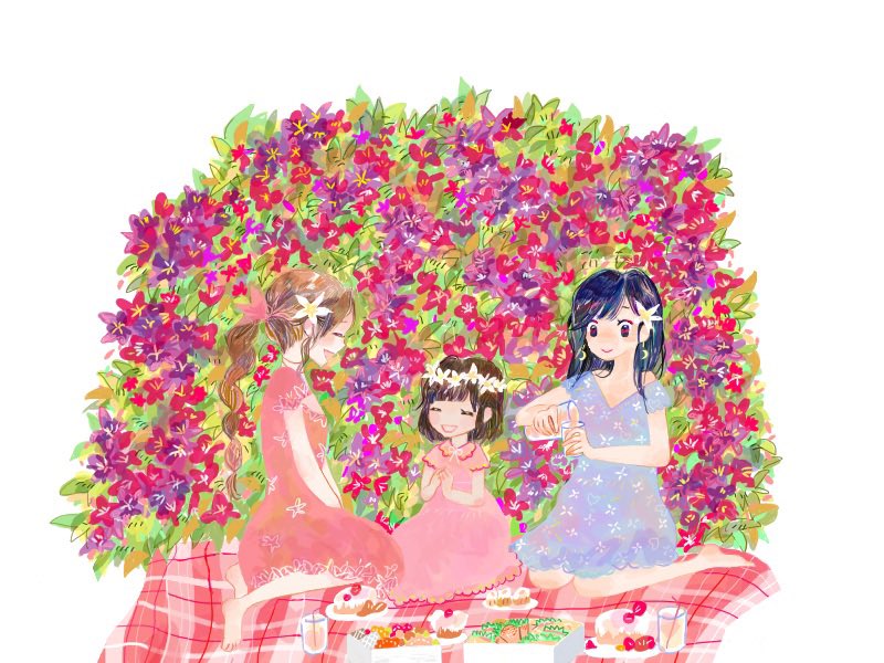 tifa lockhart, aerith gainsborough, and marlene wallace (final fantasy and 3 more) drawn by brain_buster