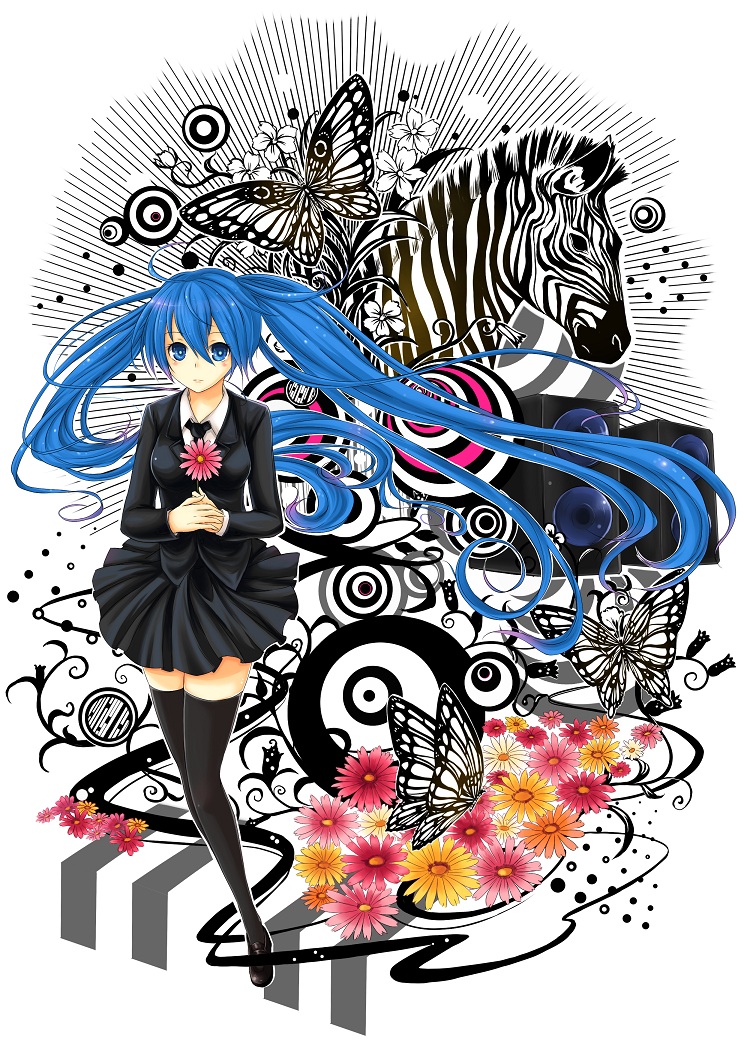 hatsune miku (vocaloid and 1 more) drawn by ks_(xephyrks)