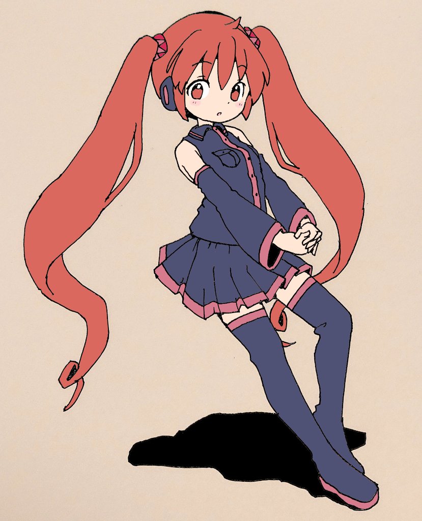 hatsune miku and kasane teto (vocaloid and 1 more) drawn by take_(takexbeat)
