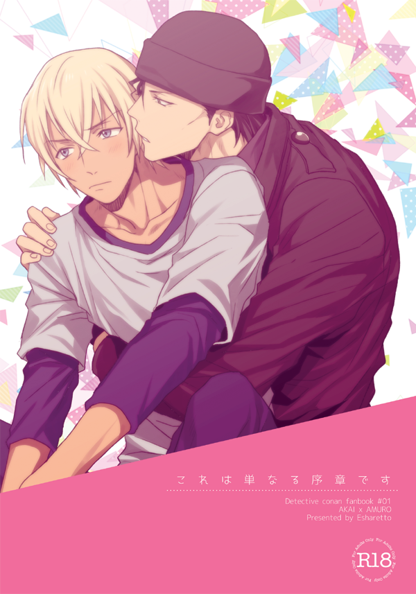amuro tooru and akai shuuichi (meitantei conan) drawn by mashima_shima