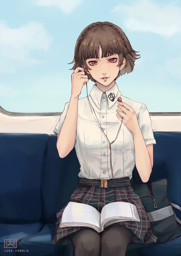 niijima makoto (persona and 1 more) drawn by 1o8k