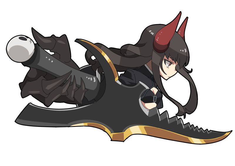 black gold saw (black rock shooter) drawn by orttbbd