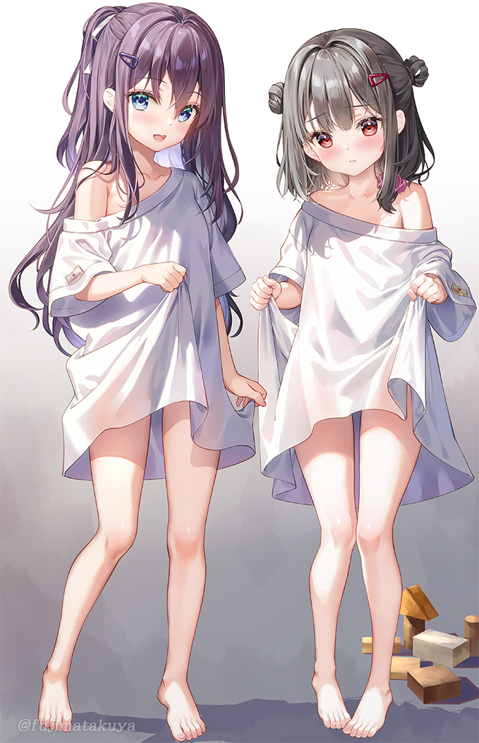 blueberry and raspberry (original) drawn by fujima_takuya