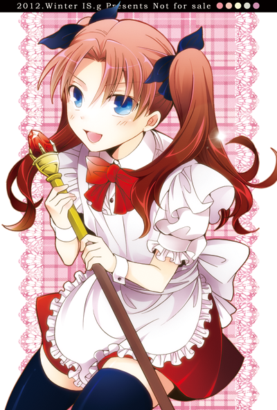 tohsaka rin (fate and 1 more) drawn by ichinasu