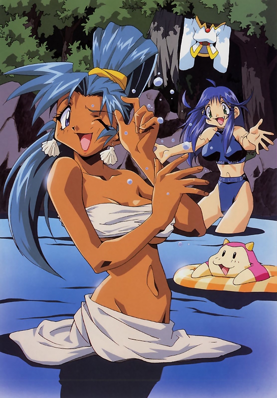 lime and marine (saber marionette j) drawn by shimamura_hidekazu