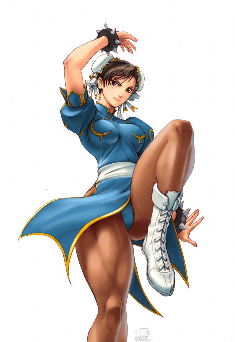 chun-li (street fighter) drawn by omar_dogan and udon_entertainment