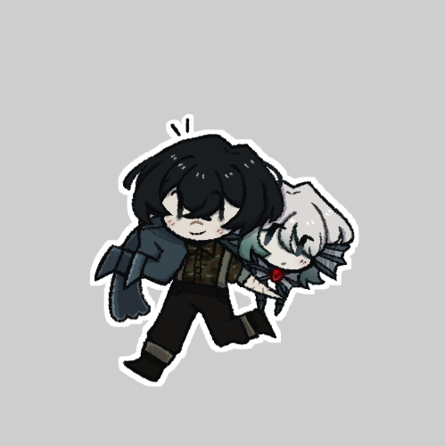 faust and yi sang (project moon and 1 more) drawn by saltedporkchops