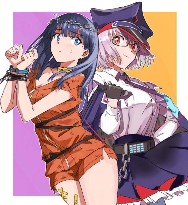 takarada rikka and shinjou akane (gridman universe and 1 more) drawn by risyo