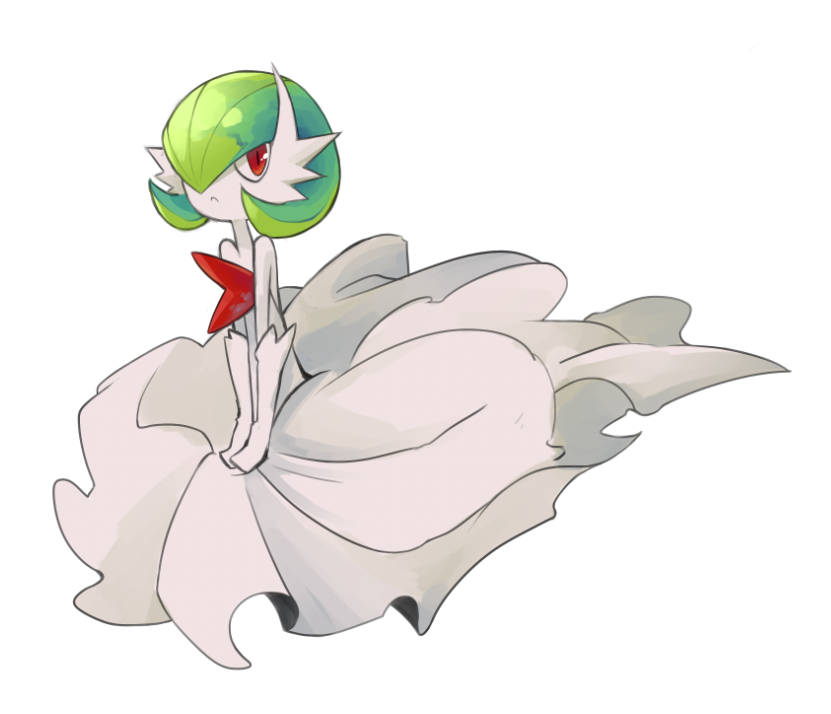 gardevoir and mega gardevoir (pokemon) drawn by dmt_(auburn)