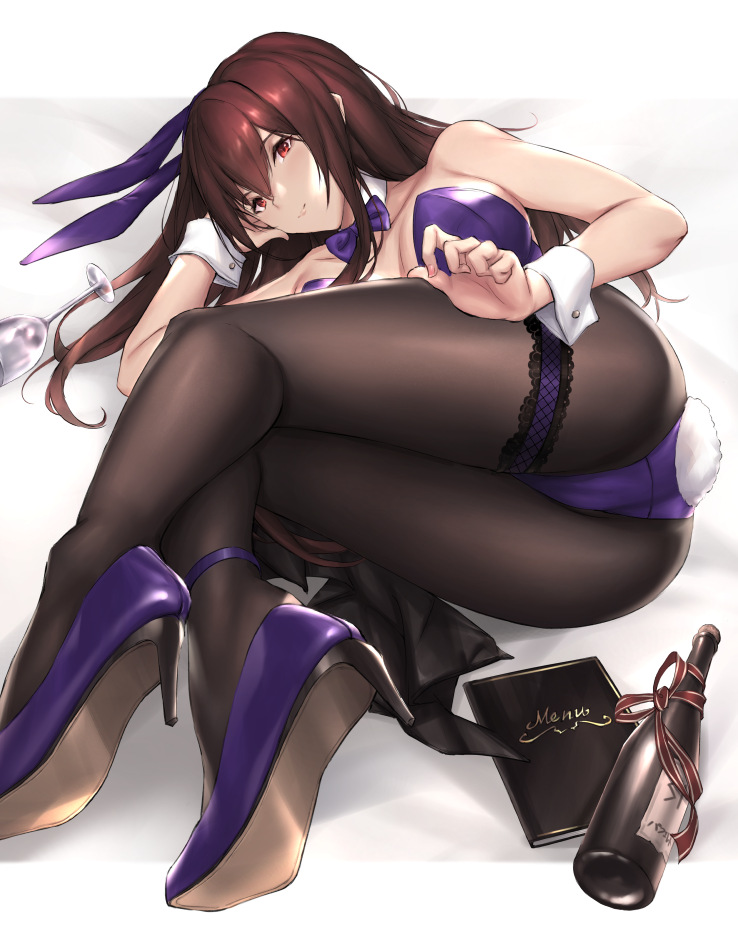scathach (fate and 1 more) drawn by parfaitlate