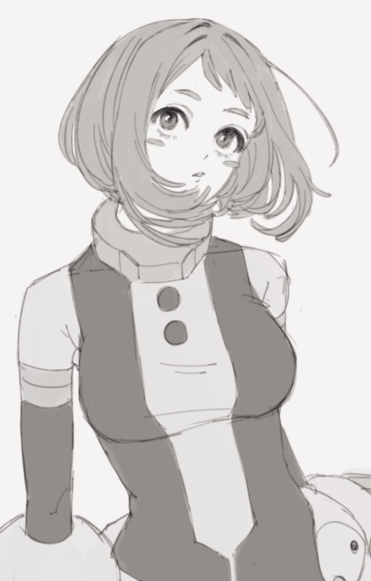 uraraka ochaco (boku no hero academia) drawn by wglcpiqmip94827