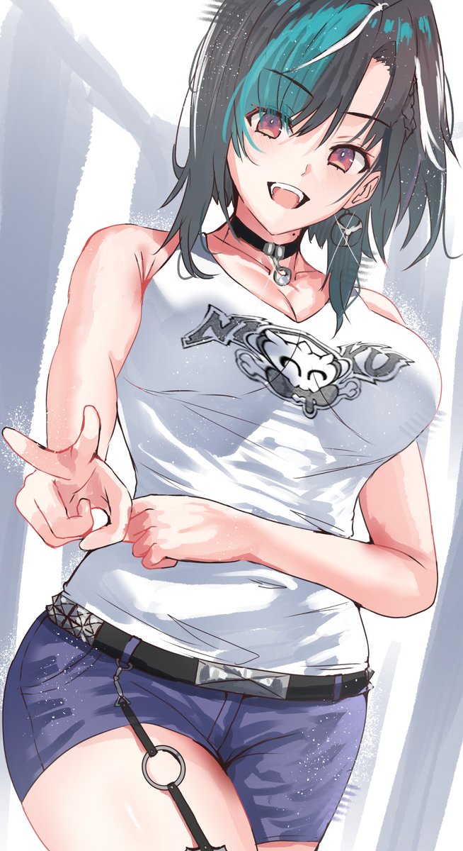 rindo chihaya (hololive and 1 more) drawn by vanssey