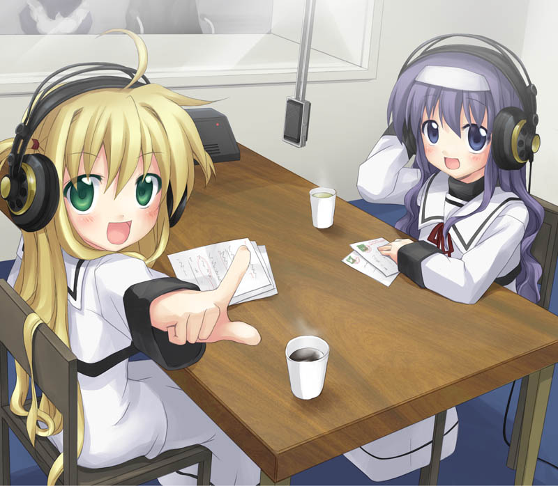 arisa bunnings and tsukimura suzuka (lyrical nanoha and 1 more) drawn by minamura_haruki