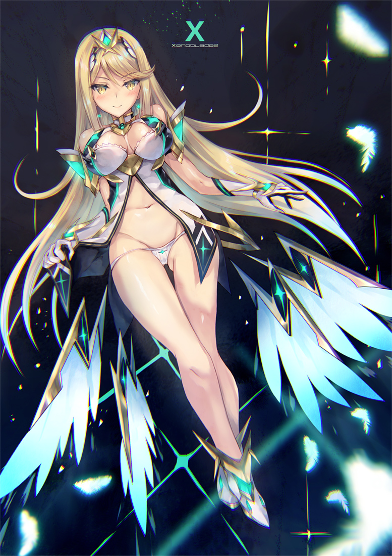 mythra (xenoblade chronicles and 1 more) drawn by inoue_takuya_(tactactak)
