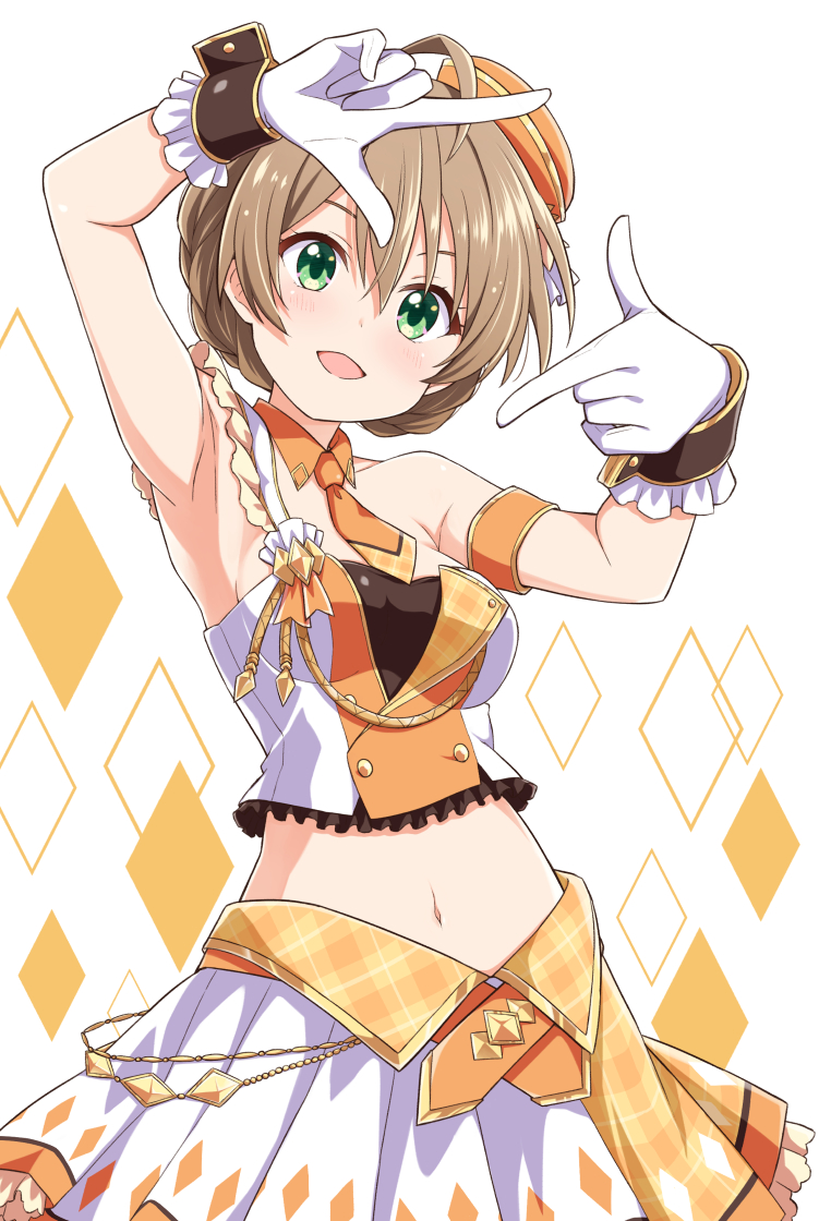 sakuramori kaori (idolmaster and 2 more) drawn by taka_(suigendou)
