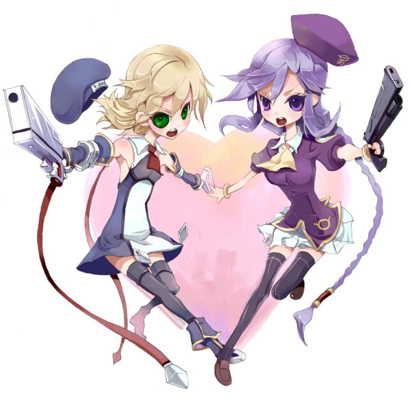 noel vermillion, sion eltnam, and sion eltnam atlasia (blazblue and 2 more) drawn by nekoda_kuro