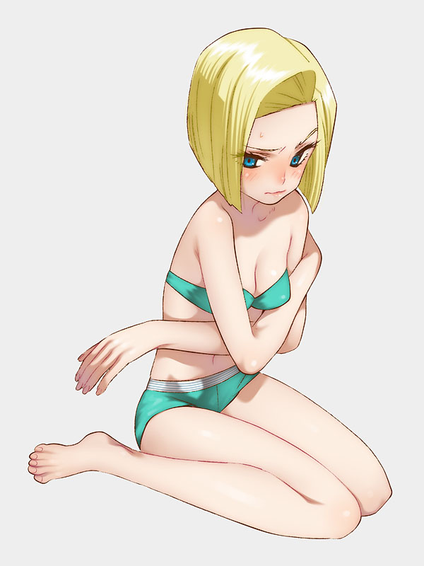 android 18 (dragon ball and 1 more) drawn by yukimitsuki
