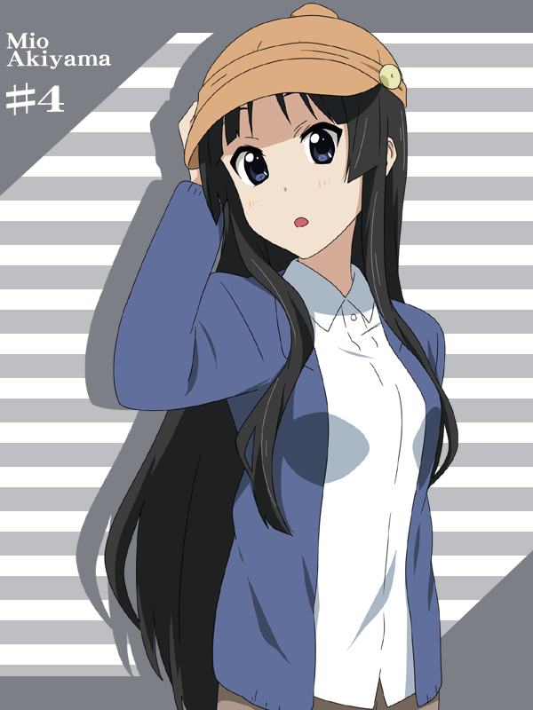 akiyama mio (k-on!) drawn by ikari_manatsu