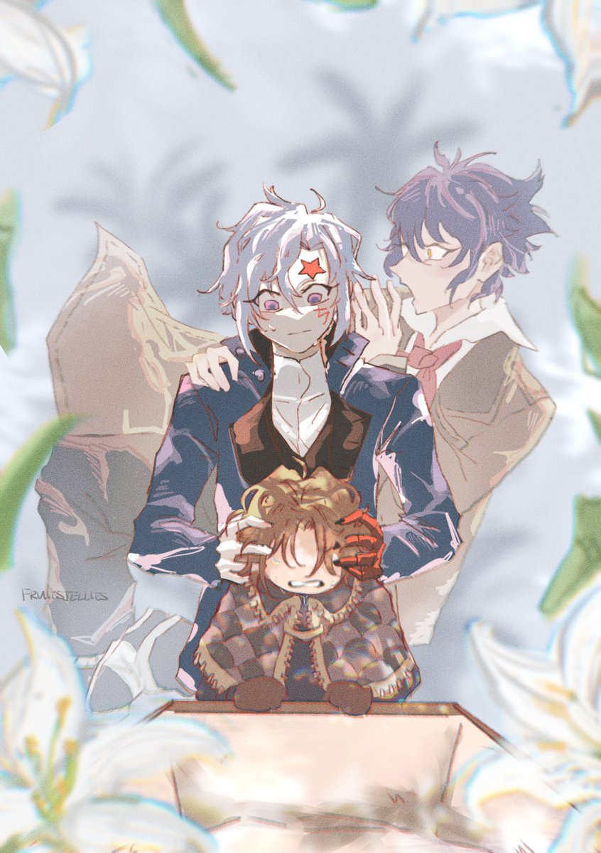 allen walker and nea d campbell (d.gray-man) drawn by fruitsjellies