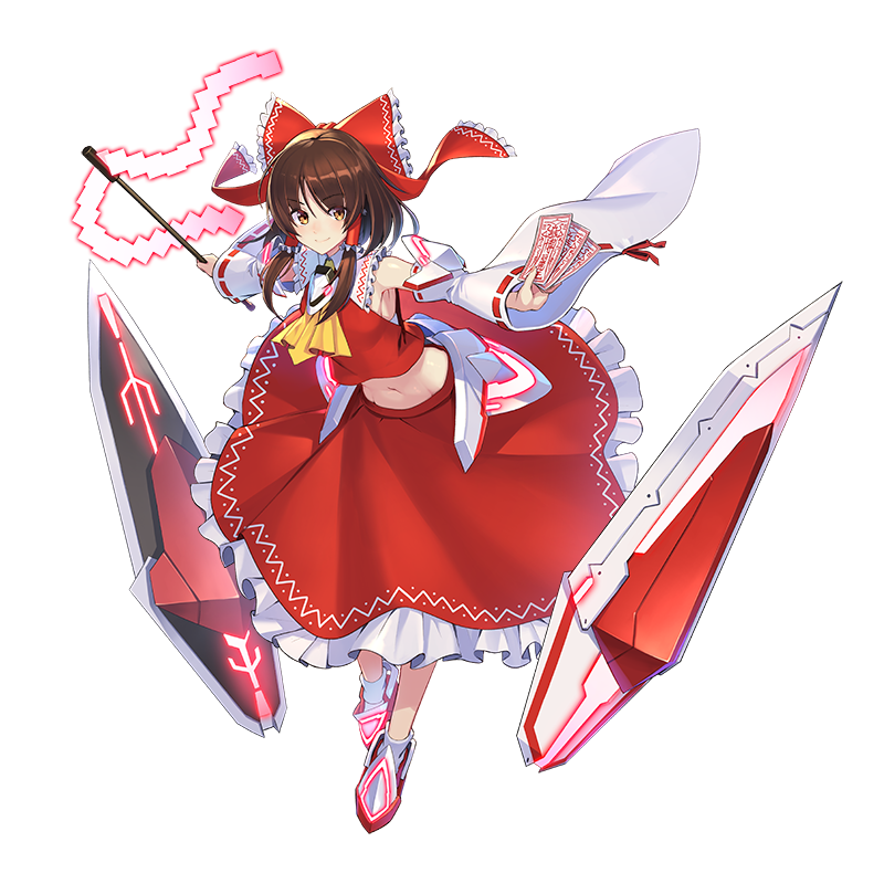 hakurei reimu (touhou and 1 more) drawn by takamine_nadare