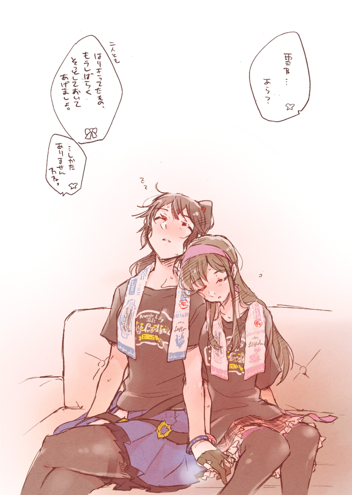 nagasawa yuki and kishimoto maria mirai (assault lily) drawn by santouka