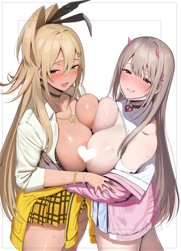 viper and rupee (goddess of victory: nikke) drawn by amano_don