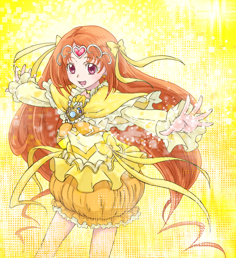 shirabe ako and cure muse (precure and 1 more) drawn by uyoshi