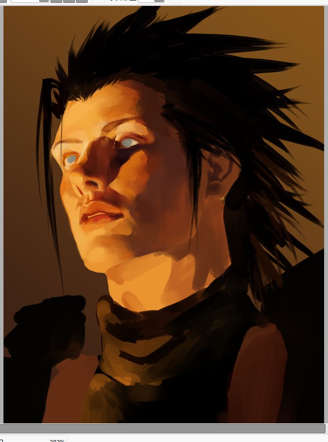 zack fair (final fantasy and 2 more) drawn by gx8439440115311