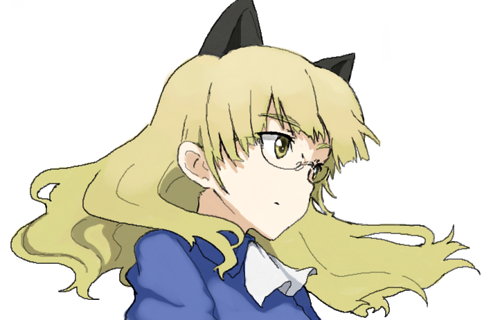 perrine h. clostermann (world witches series and 1 more) drawn by shiratama_(hockey)