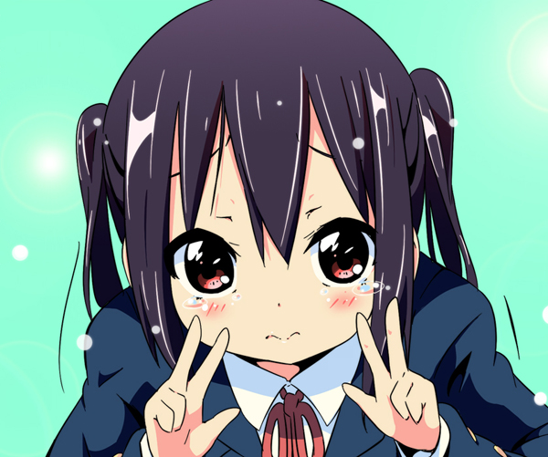 nakano azusa (k-on!) drawn by kurou_(quadruple_zero)