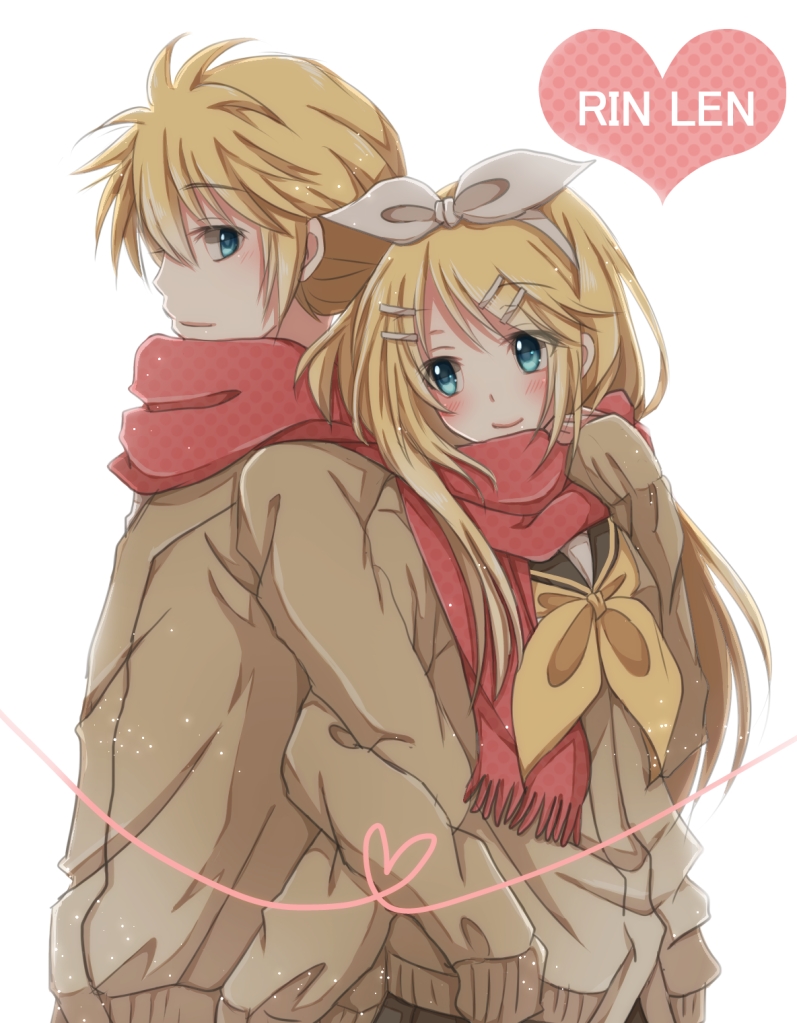 kagamine rin and kagamine len (vocaloid) drawn by hiro_(hirohiro31)