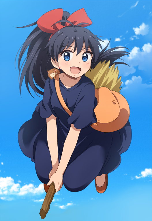 ganaha hibiki, kiki, and hamuzou (idolmaster and 1 more) drawn by hiiringu