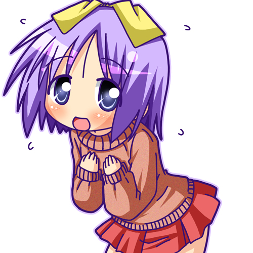 hiiragi tsukasa (lucky star) drawn by minami_(colorful_palette)