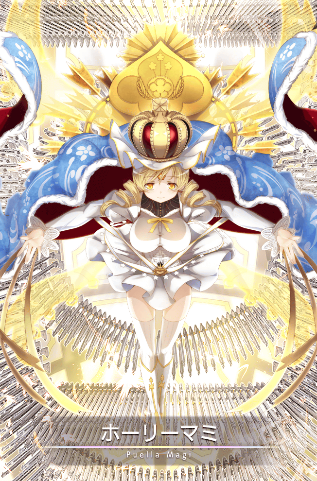 tomoe mami and holy mami (mahou shoujo madoka magica and 1 more) drawn by sasagi_koushi