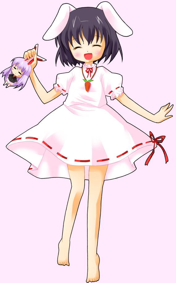 reisen udongein inaba and inaba tewi (touhou) drawn by michii_yuuki