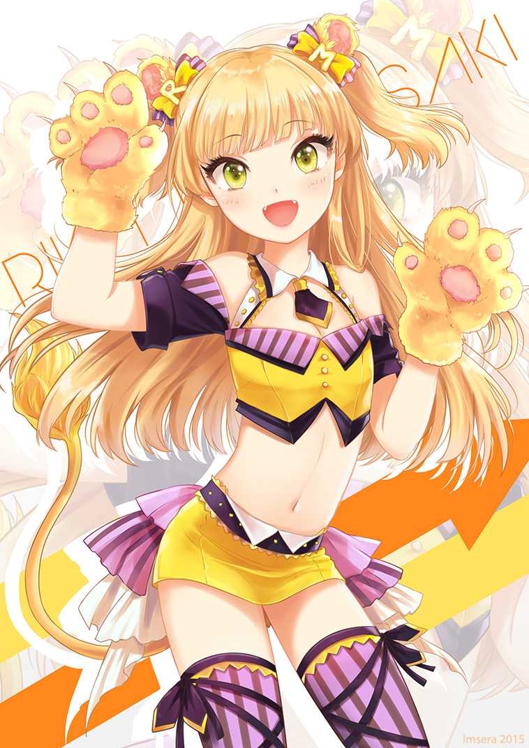jougasaki rika (idolmaster and 1 more) drawn by sera_(mrvles)