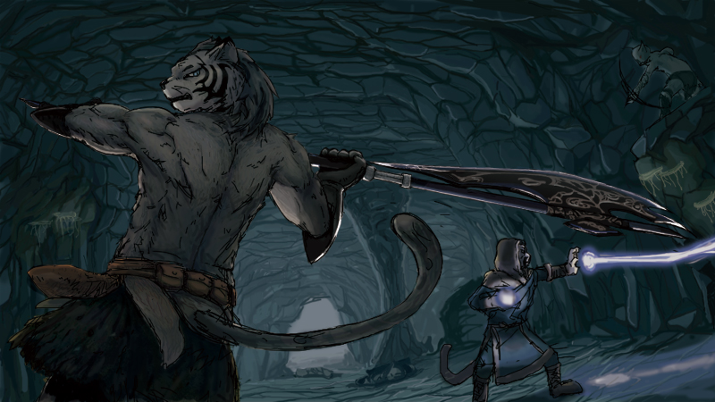 the elder scrolls and 1 more drawn by kyatune