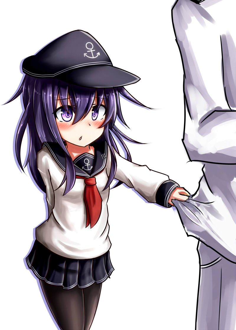 admiral and akatsuki (kantai collection) drawn by reitou_mikan