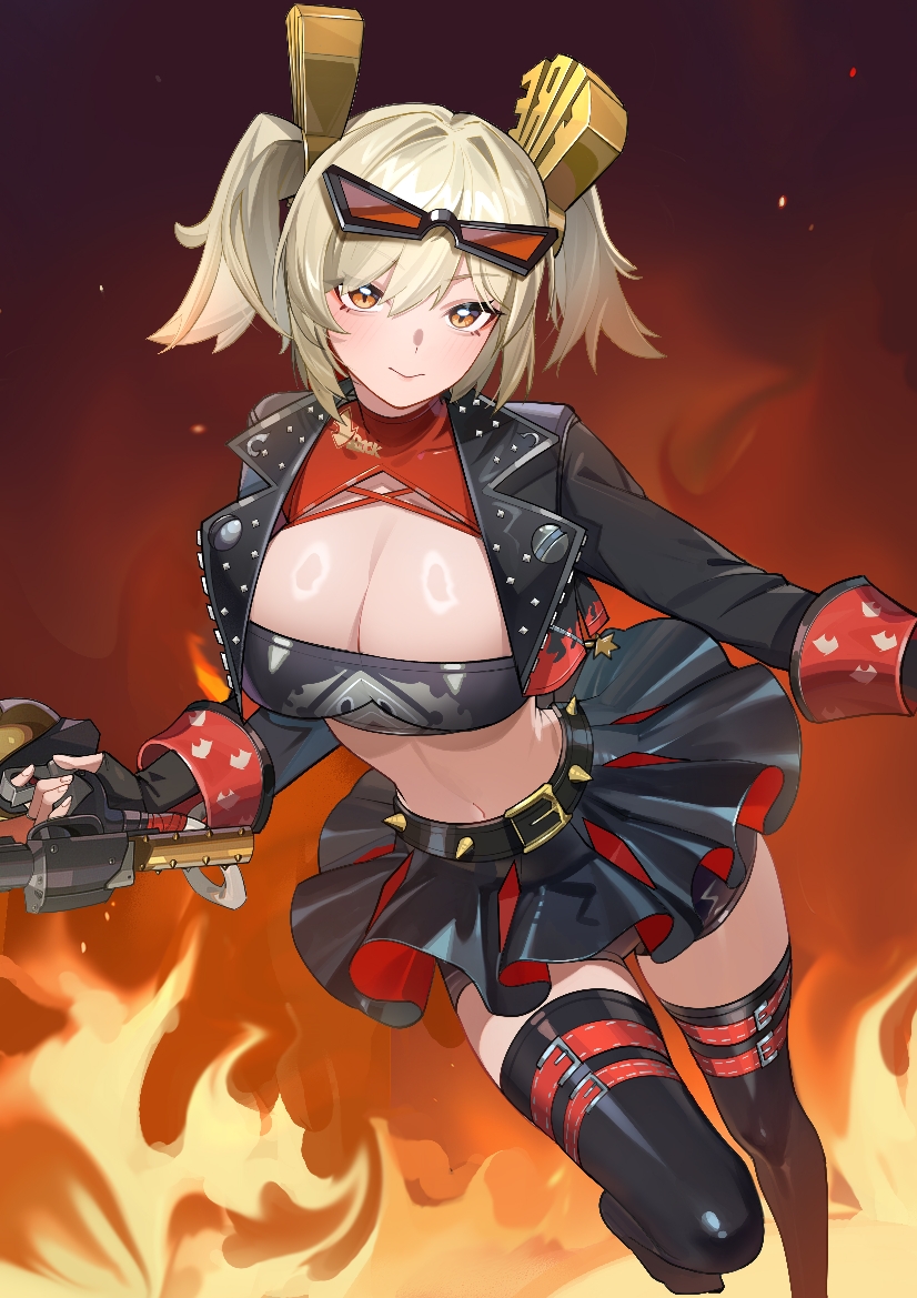 burnice white (zenless zone zero) drawn by yueyueyue_yao