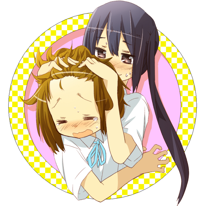 nakano azusa and tainaka ritsu (k-on!) drawn by hamioura